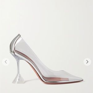Amina Muaddi Ami PVC clear pumps. Brand new!